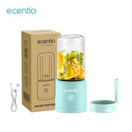 【voucher 20% off】ecentio blender mini juicer Jus 8 pisau kaca tebal portable 380ml dengan cangkir tu