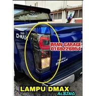Ready (L+R)-Albino Lampu Dmax/Rear tailamp Dmax/Lampu belakang dmax/Aksesori kereta dmax/dmax 2019
