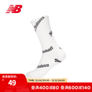 NEW BALANCE NB官方23新款男款休闲舒适透气跑步运动长袜 WT LASM3414 L