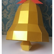 DIY 3D Papercraft A4 Paper Model Decor Kit: Bell