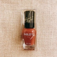 【期限至2023/10/11】 MILD’S 曼思 水性 可剝 指甲油 MS132 玫瑰棕 7ml