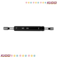 KUGIGI Thread Plug Gauge, Steel Material 6H Tolerance Double Ends Thread Gauge, Durable M5x0.8 Black