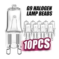 10PCS / batch G9 halogen bulbs 25W 40W 60W portable warm white halogen bulbs 3000-3500K spherical 22