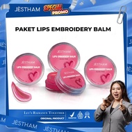 (PROMO) Jestham Paket Lips Embroidery Balm