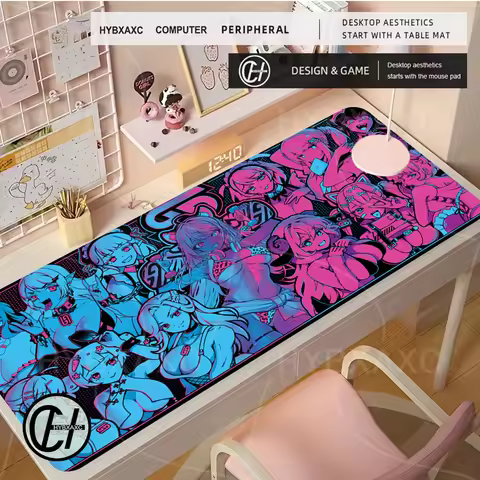 HYBXAXC XXL Waifu Cups Season 5 Anime Large Mouse Pad Rise Of The Thorns PlayMat Office Mousepad Gam