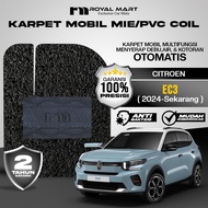 ROYAL MART Car Mat Premium Citroen EC3 2024mie - Full Set with Warranty