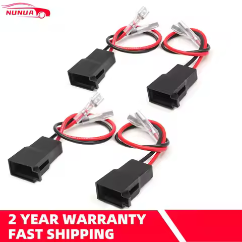 1/2 Pair 15cm Speaker Cable Adaptor Plug Connectors Sudio Wire Connector For Vauxhall /Renault /Volk