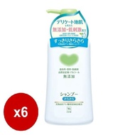 【COW STYLE 牛乳石鹼】COW 植物性無添加洗髮精(綠)500ml*6瓶
