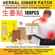 发热生姜贴 Hot Ginger Patch  疼痛贴 Herbal patch koyok halia sakit badan/pain relief patch