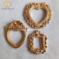 EGERIA RESIN FRAME SCRAPBOKK CRAFT DOWARD MATERIAL - SMALL MINI RETRO | VINTAGE PHOTO PROPERTY BACK 