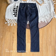 FRJ JEANS Indigo Blue Slimfit Jeans Long Pants size 28 • 100% Original (Long Pants)