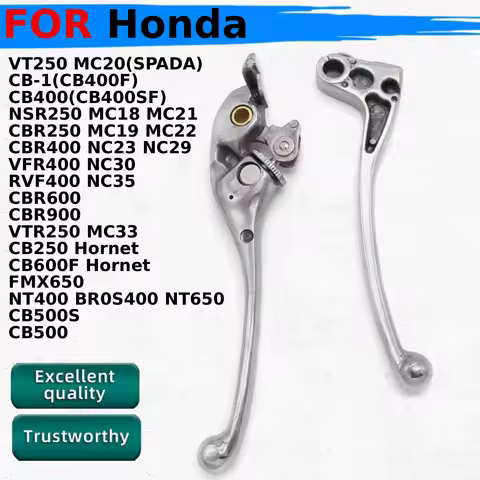 Motorcycle FRONT BRAKE & CLUTCH LEVERS For Honda VT250 MC20(SPADA) CB-1(CB400F) CB400(CB400SF NSR250