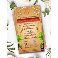 Indian wedding e-invitation/Printables / E-Card / Digital Card