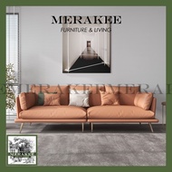 MERAKEE 1/2/3/4 Seater Fabric Sofa Solid Wood Color Solution Living Room Furniture JC903