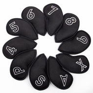 10Pcs Lycra Meshy Golf Headcover Golf Club Heads Cover Golf Club Iron Golf Club Cover