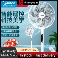 [in stock]Midea Electric Fan Home Stand Fan Fan Floor Type Strong Wind Smart Remote Control FanSAG30PR 0MD0