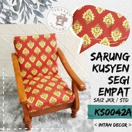 Sarung Kusyen Segi Empat 1 ZIPPER (SIZE JKR / STD) 14 pcs Cushion Cover Square 1 ZIPPER (SIZE JKR / STD)14 pcs