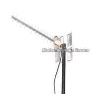 Antena Yagi Penguat Sinyal 4G Mifi Huawei E5577 Orbit Max S B818 Extreme 3 Economic TS9 Dual Port