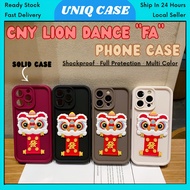 HONOR 70 90 200 400 Lite Pro Smart 5G fon sarung CNY lion dance phone casing case 舞狮新年款手机壳电话壳