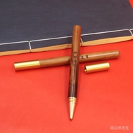Brass Rosewood Wooden Signature Pen Ebony Brass Signature Pen Gift Business Office Gel Pen Unique Pe