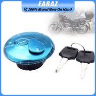 Suzuki GN125 Gas Tank Cap with 2 Keys Stainless Steel Motorcycle Gas Tank Cover Stainless Steel
