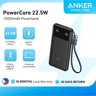 Anker Powercore 10,000Mah 22.5W IQ USB-C Port for iPhone 16/15/14/13 Series Macbook iPad Pro Samsung