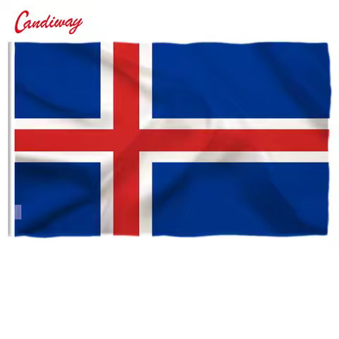 Iceland flag Iceland Country Flag 90*150cm Hanging Office/Activity/parade/Festival/Home Decoration N