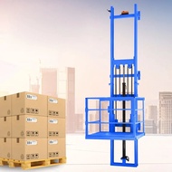 500KG/1000KG Electric lift Small electric hydraulic lift freight elevator guide rail type simple war