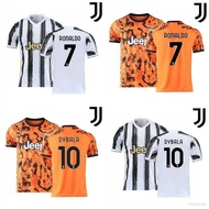 Newest 2020-2021 Juventus FC Home and Away Football Jersey Tshirt Tops Ronaldo Dybala Soccer Jersey 
