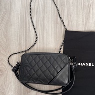 Chanel 康朋系列 超可愛時髦肩背包 附上背帶可以斜背 這個行情要6萬以上  割愛42800