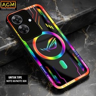 HP Realme Note 60/Note 60X Case - New Softcase Glossy casing Realme Note 60X/Note 60 [ROG Motif] - A