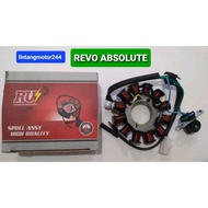 SPULL SPOL ASSY REVO ABSOLUT OEM HIGH QUALITY 31120-KWB-921