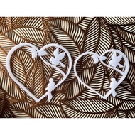 Aki heart frame mould for 3D jelly art cake