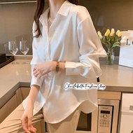 KEMEJA Shera Shirt Long Sleeve Women's Shirt Long Sleeve Hemclo Satin Women's Long Shirt Premium