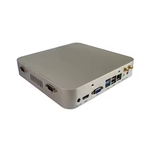 2025 ELSKY Mini PC With N100 CPU Quad Core 0.8G DDR4 Max 16G RAM SATA 3.0 4K 1/2*RJ45 LAN Realtek AL