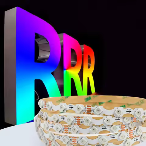 5m 12V S Shape WS2815 S Bendable Addressable RGB Pixel 5050 8MM LED ZigZag LED Strip Light Signage S