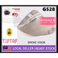 PRIGINAL XDOT X-DOT G528 B-SERIES HELMET VISOR TINTED SMOKE+FREE ANTI RAIN FILM 1PCS TOPI CERMIN CLI