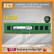 Samsung 16GB DDR4 PC4-21300 2666Mhz Long DIMM Desktop PC Memory Ram