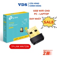 Usb wifi Tp-link WN725N Nano Standard N Speed 150Mbps - Usb wifi for PC TPLink genuine VDS shop