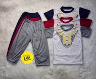 3set stelan oblong anak Koko 2 tahun
