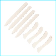 UTAKEE 8Pcs Leather Creasing Tool Bone Folder for Leathercraft Burnishing Bookbinding