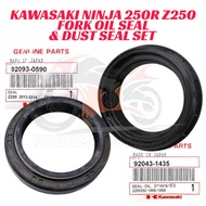 Kawasaki NINJA 250R Z250 Z250 SL Fork Oil Seal & Dust Seal Set 4 PCS 2 SET 37*49*8X10.5