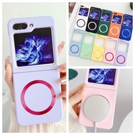 Slim Magnetic Wireless Charging Case Cover Samsung Galaxy Z Flip7FE Z Flip 6 Z Flip5 4 Utra-thin Sol