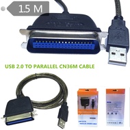 Printer Cable usbusb to Parallel Port CN36 Pin 1284 Thread Pin Type Old-fashioned Printer Data Cable