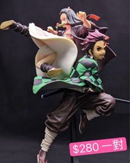 全新 正版 Sega Vibration Stars 竈門炭治郎+竈門禰豆子Figure 一對