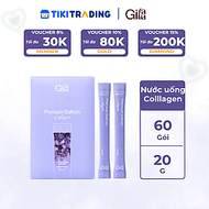 Bột Uống Collagen Gilaa Cao Cấp Kết Hợp Saffron - (60 gói x 2g)