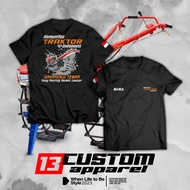 PROMO Kaos Distro KOMUNITAS TRAKTOR INDONESIA Joki Traktor Sawah Quick Driver Traktor Sawah Quick Bi