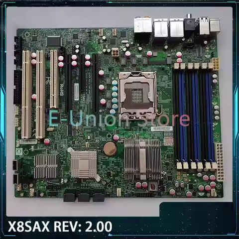 Industrial Control Motherboard X8SAX REV: 2.00 Single Channel X58 1366Pin Interface DDR3/DDR4
