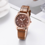 Fashionable Womens Watch High-End Two-Color Watch Simple Round Quartz Watch Jam Tangan Lelaki