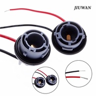 2Pcs 1156 Black ABS Bulb Base Socket Connector Wiring Harness For LED Turn Lamp